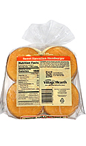 Village Hearth Sweet Hawaiian Hamburger Buns